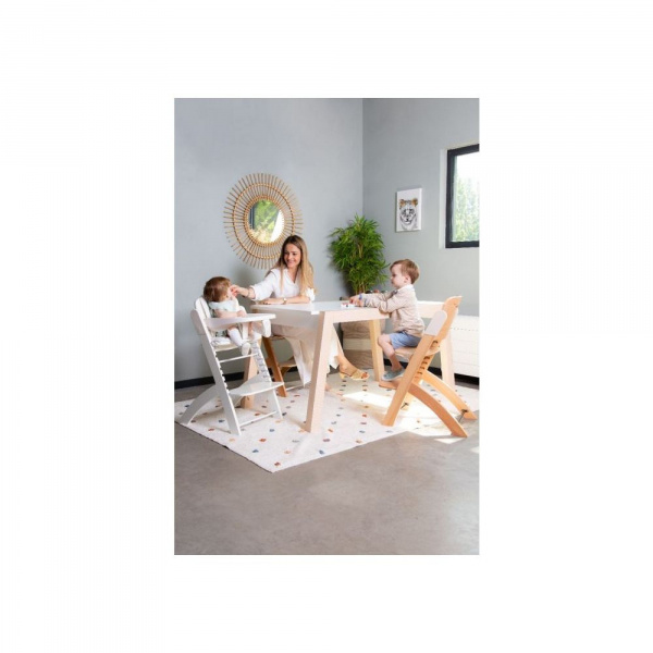 Chaise haute évolutive evosit blanche + tablette Childhome