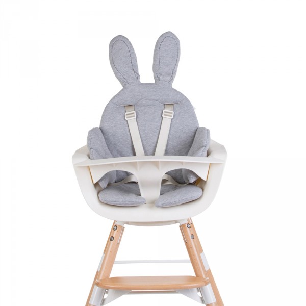 Coussin de chaise haute rabbit gris Childhome