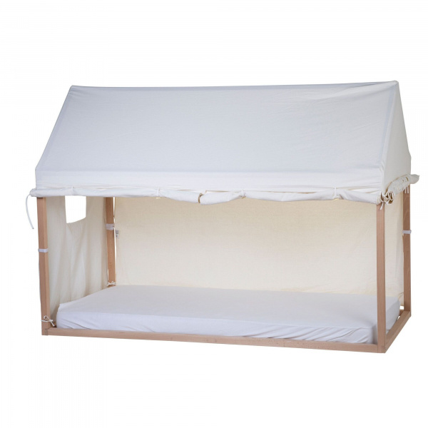 Toile pour lit cabane 90 x 200 cm blanche Childhome