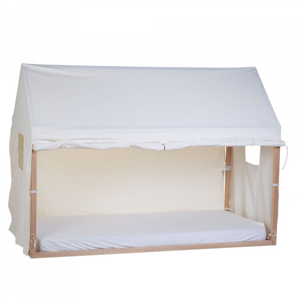 Toile pour lit cabane 90 x 200 cm blanche Childhome