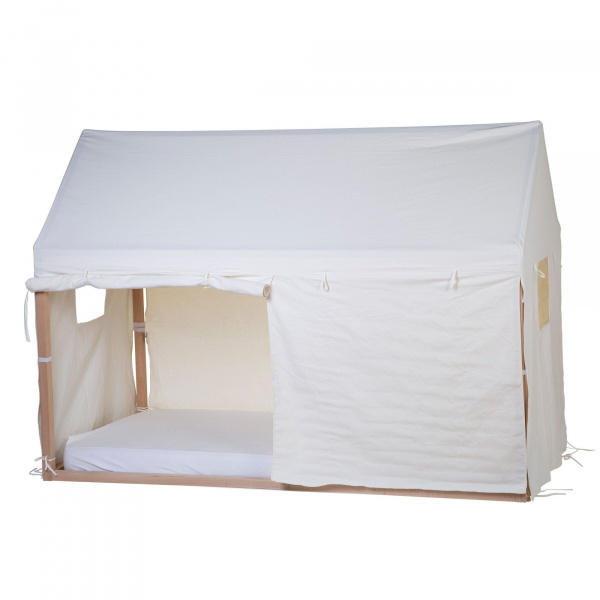 Toile pour lit cabane 90 x 200 cm blanche Childhome