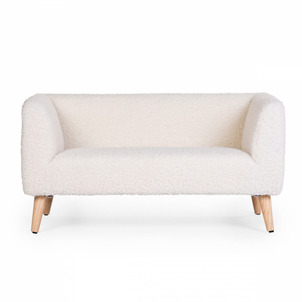 Banc pour enfants teddy blanc Childhome