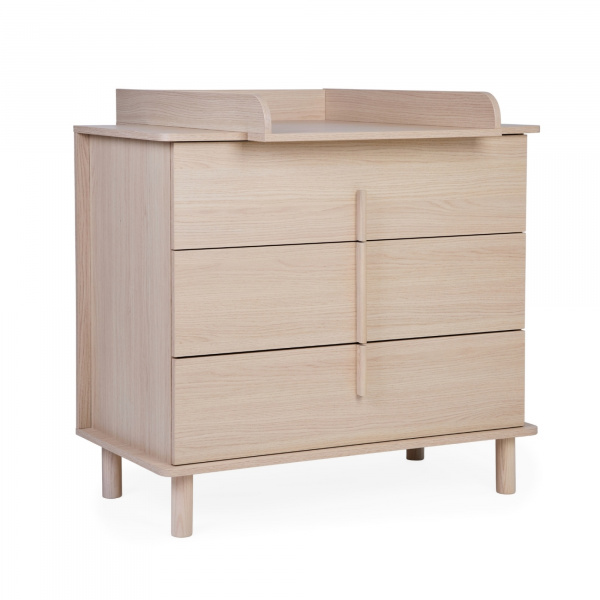 Commode nordica naturel avec plan à langer Childhome