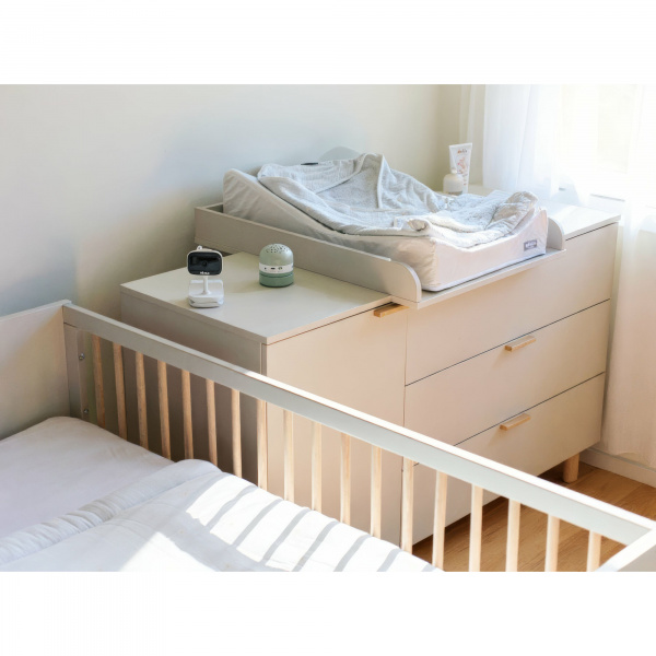 Chambre bébé duo lit 70x140 + commode à langer cosy clay Childhome