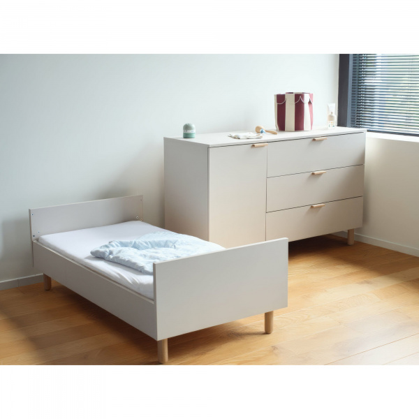 Chambre bébé duo lit 70x140 + commode à langer cosy clay Childhome