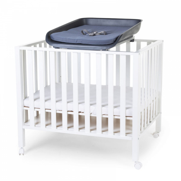 Plan à langer lit bébé evolux anthracite Childhome