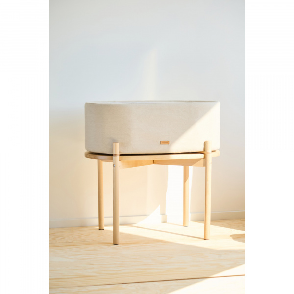 Berceau évolutif en lin beige Childhome