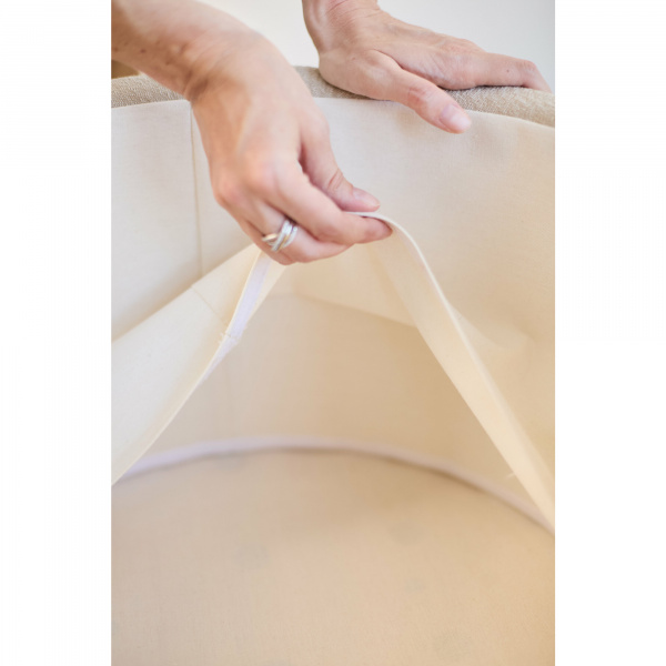 Berceau évolutif en lin beige Childhome