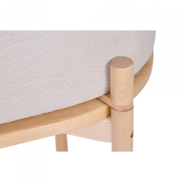 Berceau évolutif en lin beige Childhome