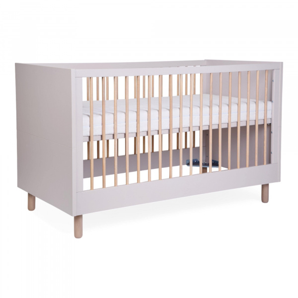Lit bébé évolutif bois 70 x 140 cm cosy clay Childhome