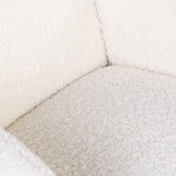 Fauteuil à bascule teddy ecru Childhome