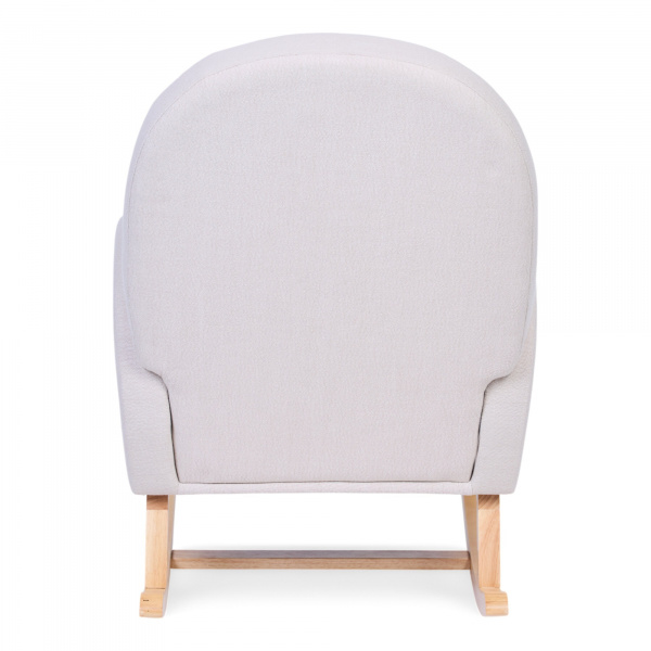 Fauteuil à bascule en lin beige Childhome