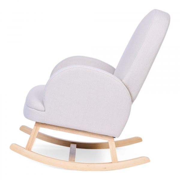 Fauteuil à bascule en lin beige Childhome