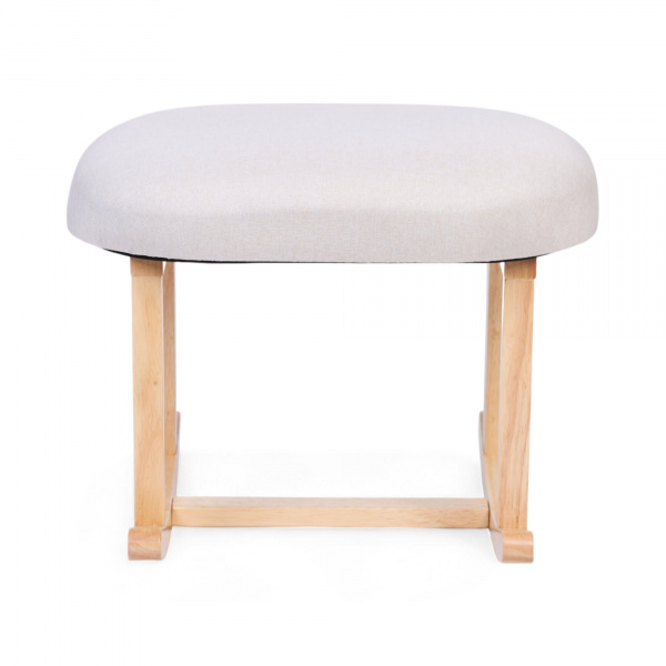 Repose-pieds à bascule en lin beige Childhome