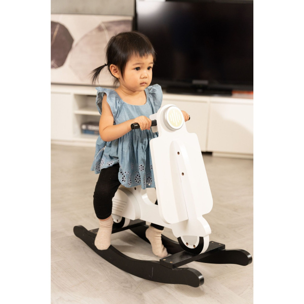 Scooter à bascule vespa blanc Childhome