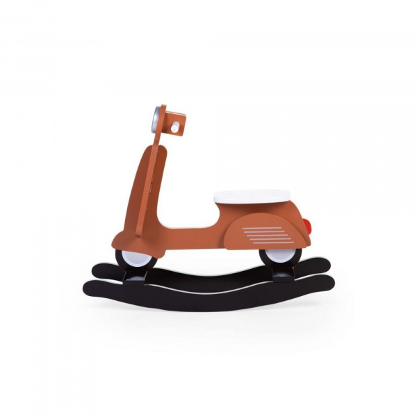 Scooter à bascule vespa rouille noir Childhome