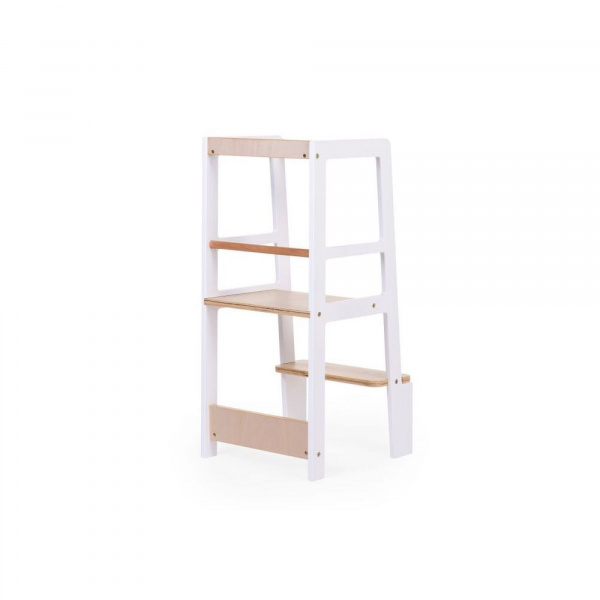 Tour d'apprentissage blanc naturel Childhome