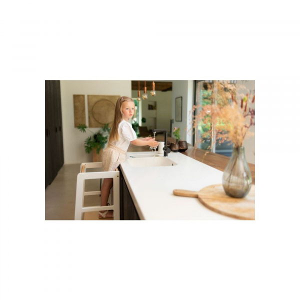 Tour d'apprentissage blanc naturel Childhome