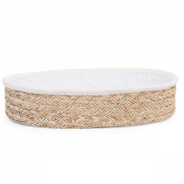 Panier à langer avec matelas 70x50cm sea grass Childhome