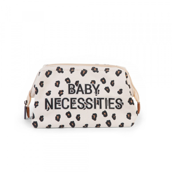Trousse de toilette bébé canvas léopard Childhome