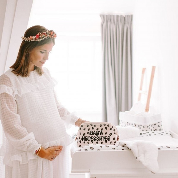 Trousse de toilette bébé canvas léopard Childhome