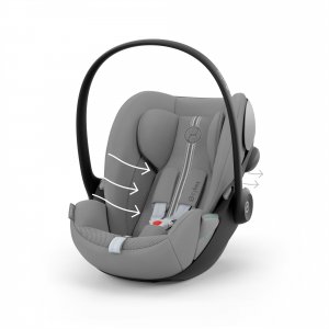 Siège auto cloud g i-size tissu plus stone grey Cybex