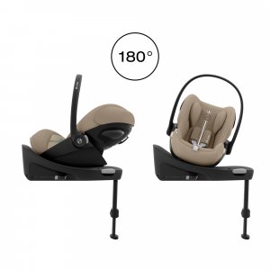 Siège auto cloud g i-size tissu plus almond beige Cybex