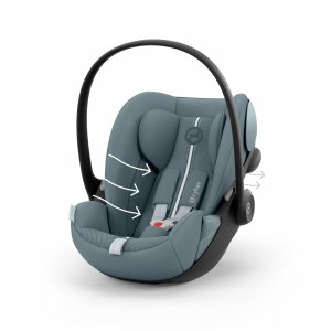 Siège auto cloud g i-size tissu plus stormy blue Cybex