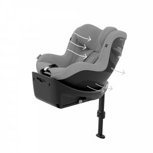 Siège auto sirona g i-size tissu plus stone grey Cybex