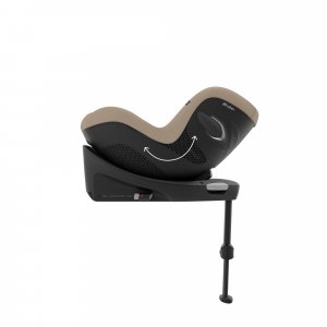 Siège auto sirona g i-size tissu plus almond beige Cybex