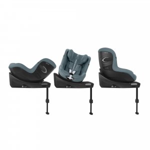 Siège auto sirona gi i-size tissu plus stormy blue avec base intégrée Cybex