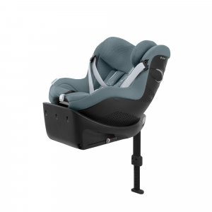 Siège auto sirona gi i-size tissu plus stormy blue avec base intégrée Cybex