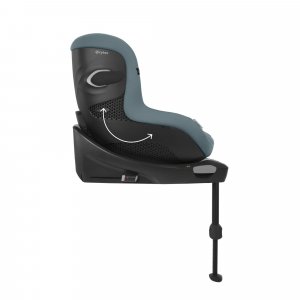Siège auto sirona gi i-size tissu plus stormy blue avec base intégrée Cybex