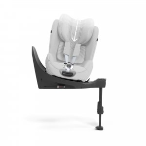 Siège auto sirona t i-size tissu plus platinum white Cybex