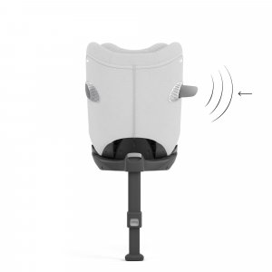 Siège auto sirona t i-size tissu plus platinum white Cybex