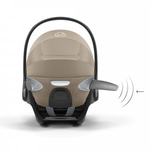 Siège auto cloud t i-size tissu plus cozy beige Cybex