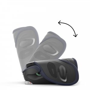 Siège auto pliable i-size solution g2 i-fix tissu plus ocean blue Cybex