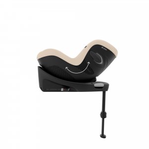 Siège auto sirona g3 i-size rotatif tissu plus almond beige Cybex