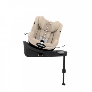 Siège auto sirona g3 i-size rotatif tissu plus almond beige Cybex