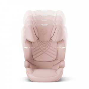 Siège auto solution t i-fix i-size tissu plus peach pink Cybex