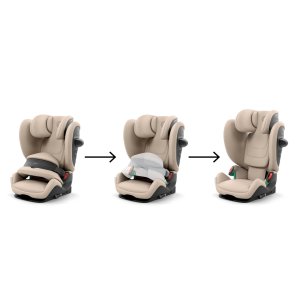 Siège auto évolutif pallas g3 i-size almond beige Cybex