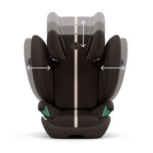 Siège auto pliable i-size solution g2 i-fix tissu plus chocolate brown Cybex