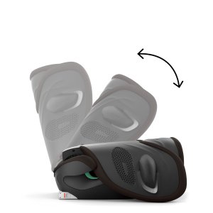 Siège auto pliable i-size solution g2 i-fix tissu plus chocolate brown Cybex