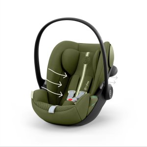 Siège auto cloud g3 i-size tissu plus moss green Cybex