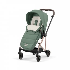 Chancelière poussette platinum leaf green Cybex
