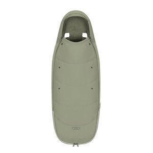 Chancelière poussette hiver platinum sage green Cybex
