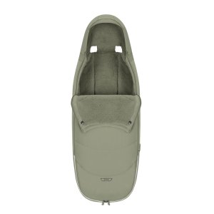 Chancelière poussette hiver platinum sage green Cybex