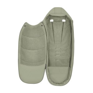 Chancelière poussette hiver platinum sage green Cybex