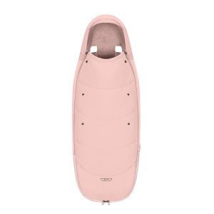 Chancelière poussette hiver platinum peach pink Cybex