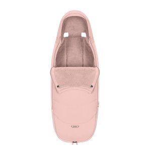 Chancelière poussette hiver platinum peach pink Cybex